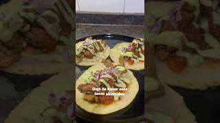 TACOS 🌮🍖🌶️ CERDO MARINADO SALSA ROJA Y CREMA VERDE [upl. by Skipper]