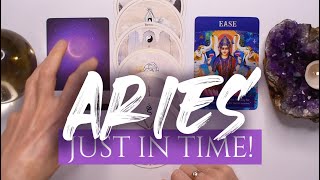 ARIES TAROT READING  quotEXPECT POWERFUL CHANGEquot JUST IN TIME [upl. by Crist]