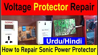 How to Repair Digital Electronic Voltage Protector at Home  Sonic Digital Protector Repair [upl. by Axela]