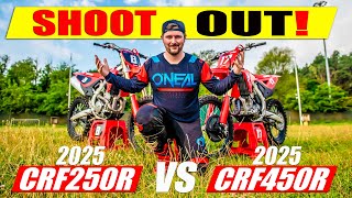 250 4 Stroke vs 450 4 Stroke  Which is Best for a REAL Racer [upl. by Tamsky]