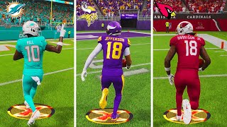 Scoring A Touchdown With Every Wide Receiver In Madden 25 [upl. by Anairo638]