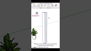 SketchUp new scaling plugin Curic Scale [upl. by Awe]