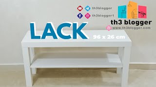 IKEA LACK TV bench assembly instructions very detailed [upl. by Angela]