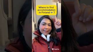 Finding accommodation in Finland 🇫🇮 studyinfinland accomodation housing studentapartment [upl. by Ruella]