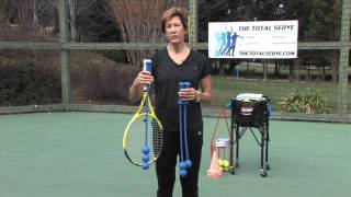 Revolutionary Tennis Tool to Improve Your Serve Groundstokes and Overhead ServeMaster d [upl. by Etnauq]