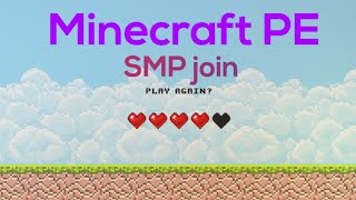 Minecraft PE SMPMinecraft PE serverHarshmc SMPshorts viral [upl. by Garlinda]