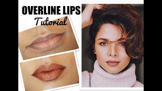 HOW TO OVERLINE LIPS TIPS to SHAPE YOUR LIPS GIVEAWAY 2018 [upl. by Broder]