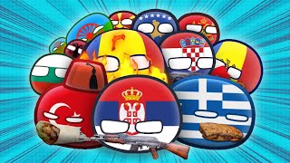 ⚔️ Meet The Balkans  Countryballs Animation [upl. by Littlejohn]