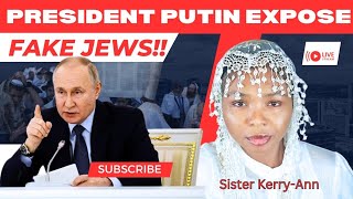 VLADIMIR PUTIN WILL EXPOSE ALL THE FAKE JEWS WEARENEAR 2ndexodus itistime [upl. by Alrick965]