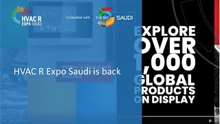 HVAC R Expo Saudi is back [upl. by Anuhsal158]