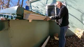 DIY Pumphouse or other minor building Upgrade Install Gutters in Just a Few Easy Steps [upl. by Avigdor612]