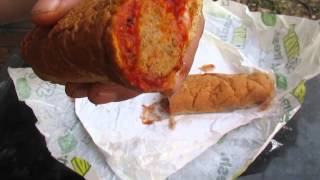 Subway Meatball Marinara 12 Inch Subs [upl. by Oirtemed782]