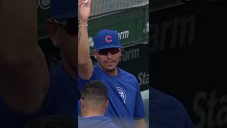 Dansby Swanson gets the Cubs on the board with a solo home run [upl. by Boehike334]