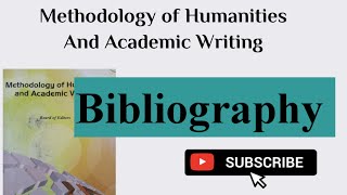 Methodology of humaniteis and Academic WritingBibliographyBA EnglishKannur University [upl. by Ahsiret]