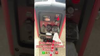 Como instalar 2 neveras con generador 2300 watts xos2300i [upl. by Lily696]