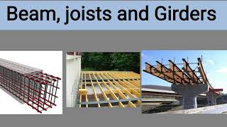 Joists vs Beams vs Girders Differences Explainedbeam joists girders education column beam [upl. by Feerahs]