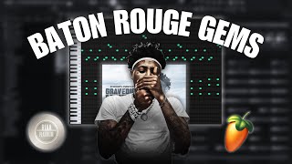 How To Make AGGRESSIVE Baton Rouge Melodies For NBA Youngboy [upl. by Sheehan357]