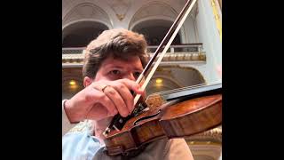 Concertmaster Solo R Strauss „Also sprach Zarathustra„recorded from rehearsalAdrian Iliescu Part 1 [upl. by Norina419]