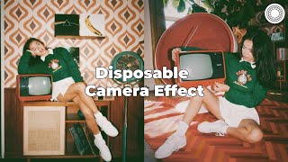 Disposable Camera Effect  VSCO Tutorial  VSCO Photo Editing [upl. by Stanly574]