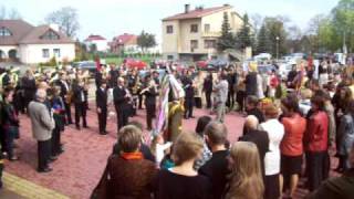 Radomyśl nad Sanem  Wielkanoc 2011 orkiestra dęta  marsz quotWakacjequot [upl. by Onida]