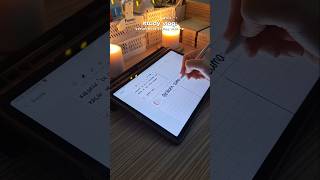 study vlog note taking with tab s9 fe studywithme productivevlog study [upl. by Nemlaz]