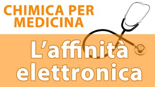 Laffinità elettronica  Lezione 7  Chimica per i test dingresso [upl. by Rashidi361]