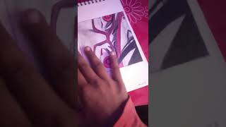 Sarada drawing music phonk halloween beats typebeat sasukesusanoo animedrawing naruto sasuk [upl. by Darooge98]