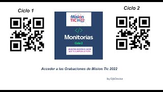 😱🤯 Acceder a las Grabaciones de Misión Tic 2022 🎥 10000 Horas de Grabación Python Java y mas📖📓📗📚 [upl. by Nnazus286]