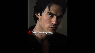 lmao he’s so unserious  show the vampire diaries damonsalvatore elenagilbert thevampirediaries [upl. by Aikan]