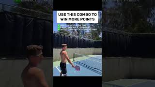 USE THIS COMBO TO WIN MORE POINTS pickleball pickleballhighlights pickleballpro [upl. by Hazaki271]