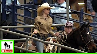 Top 10 Junior Breakaway Roping Short Go  2020 Three Star Memorial [upl. by Yerffeg]