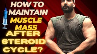 How to keep muscle size after teroid cycle UrduHindi  How to maintain strength after teroids [upl. by Altis431]