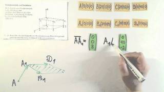 Abitur NRW Grundkurs Vektorrechnung Produktionshalle Aufgabe1 Teil 1 [upl. by Adlig746]