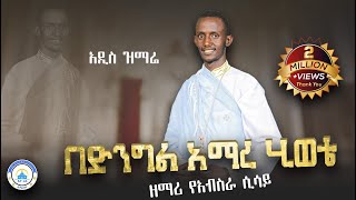 🔴 አዲስ ዝማሬ quot በድንግል አማረ ሂወቴ quot  ዘማሪ የአብስራ ሲሳይ  Bedengel Amare Official Lyrics  BetehageMedia [upl. by Cicenia]