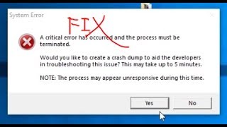 Leauge Of Legends System Error Crash Dump FIX [upl. by Greenman519]