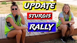 STURGIS MOTORCYCLE RALLY UPDATE  PRE RALLY OPENING DAY  RECORD CROWDS FIRST DAY 4K [upl. by Anuaek618]