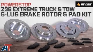 20102017 F150 Power Stop Z36 Extreme Truck amp Tow 6 Lug Brake Rotor amp Pad Kit Review [upl. by Ledniahs139]