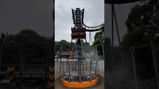 Oblivion at Alton Towers has one of the coolest drops rollercoaster amusementpark scary crazy [upl. by Eisus697]