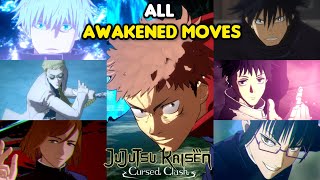 All UltimatesJujutsu Kaisen Cursed Clash All Awakened Moves ENG DUB [upl. by Rodnas]