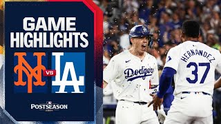 Mets vs Dodgers NLCS Game 6 Highlights 102024  MLB Highlights [upl. by Ahter500]