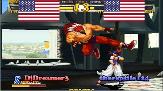 Garou Mark of the Wolves ➤ DjDreamer3 Usa vs thereptile124 Usa fightcade [upl. by Henriette]