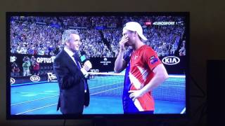 AUSTRALIAN OPEN 2016 LLEYTON HEWITT LAST INTERVIEW [upl. by Slaohcin]