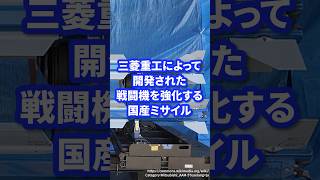 三菱重工によって開発された戦闘機を強化する国産ミサイル【AAM5】 自衛隊 自衛隊装備 ミリタリー ミリタリー図鑑 軍 [upl. by Llewoh]