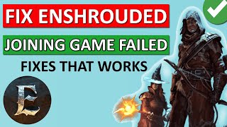 How To Fix Enshrouded Joining Game Failed Error  ENSHROUDED JOINING GAME FAILED PROBLEM SOLUTION [upl. by Rickey14]