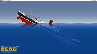 sinking simulator sinking RMS Media [upl. by Hound]