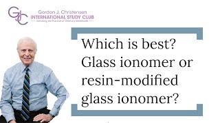 Which is best Glass ionomer or Resinmodified glass ionomer [upl. by Annahsit]