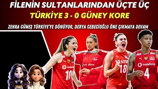 Filenin Sultanlarından 3te 3 Galibiyet Zehra Güneş Dönüyor ABD maçında ne olacak  Volley Arena [upl. by Kirimia950]