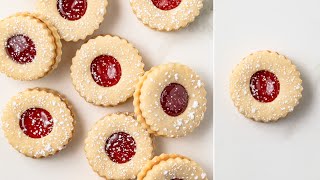 Strawberry Linzer Cookies [upl. by Noxid]