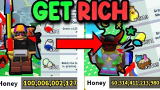 10 Best Ways To Get Rich FAST In Bee Swarm Simulator Roblox [upl. by Ayle369]