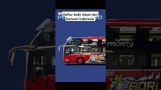 6 karoseri yang sudah merilis body slepeer busmania jetbusmania3 jetbus5 [upl. by Tichon]